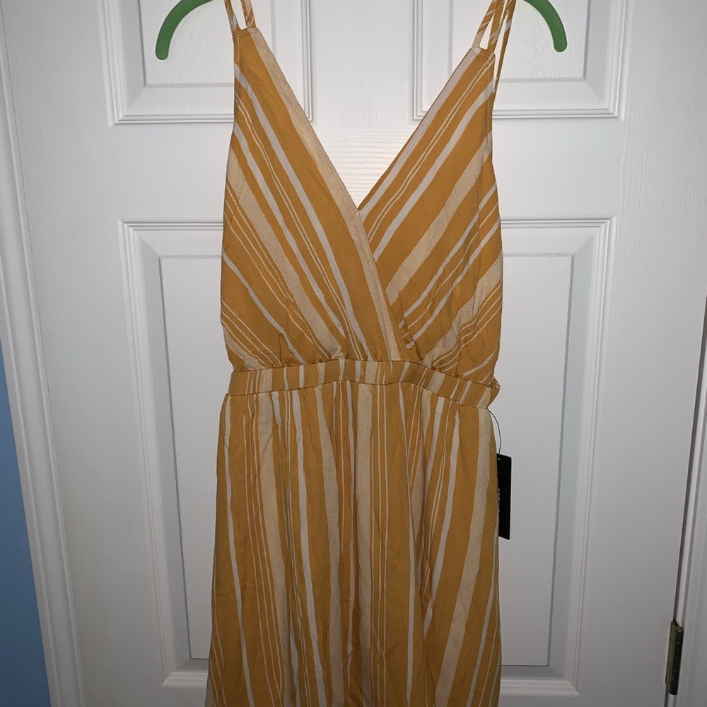 LULUS dress (mustard yellow)